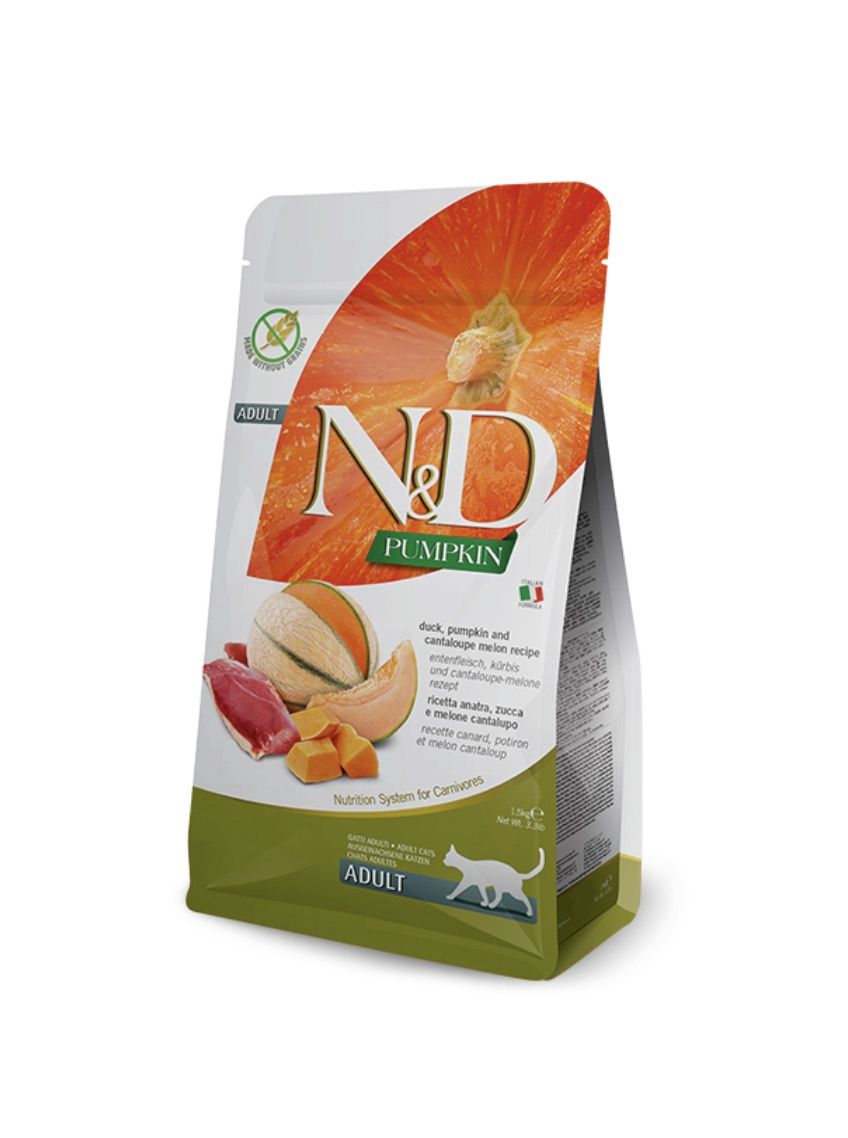 Farmina Pumpkin Dry Cat Food - Duck &amp; Cantaloupe