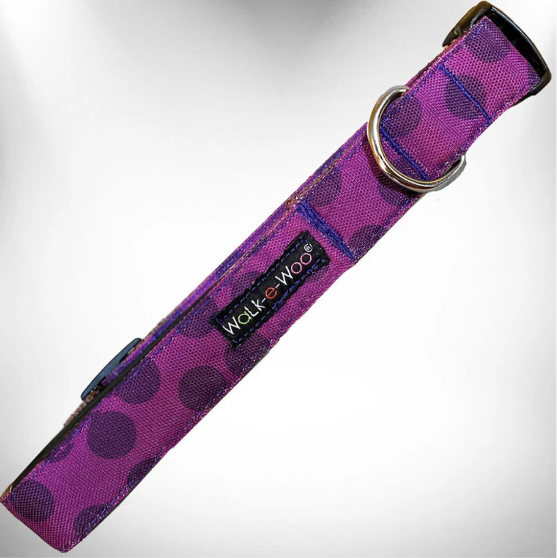 Walk-e-Woo Collar/Leash - Raspberry, Size: XS