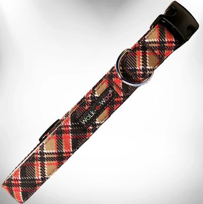 Walk-e-Woo Collar/Leash - Gatsby Plaid
