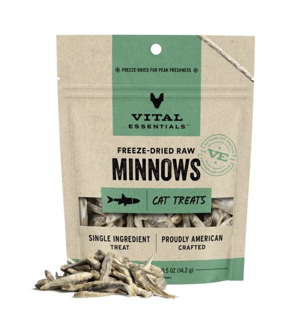 Vital Essentials Freeze Dried Cat Treats - Minnows
