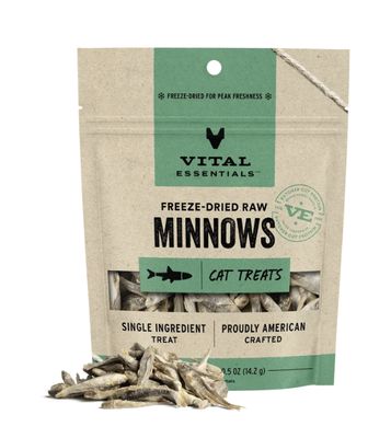 Vital Essentials Freeze Dried Cat Treats - Minnows