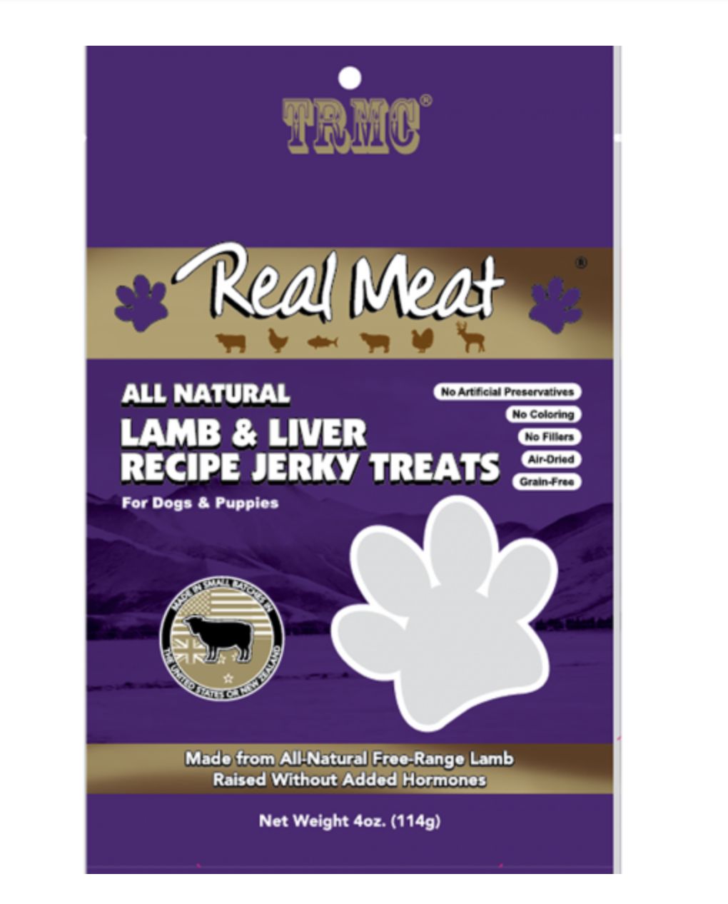 The Real Meat Company Jerky Treats - Lamb &amp; Liver, Size: 4oz