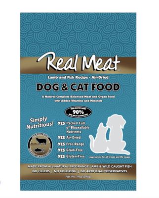 The Real Meat Company Air-Dried Dog/Cat Food - Lamb &amp; Fish