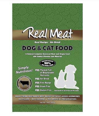 The Real Meat Company Air-Dried Dog/Cat Food - Beef