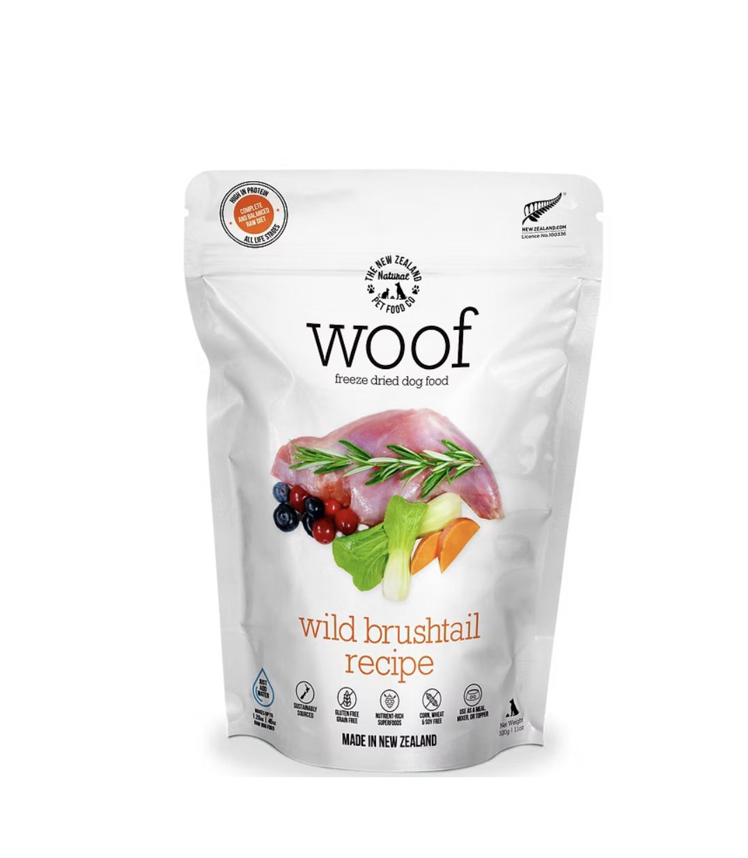 The New Zealand Pet Food Company Freeze Dried Dog Food - Wild Brushtail, Size: 1.76oz