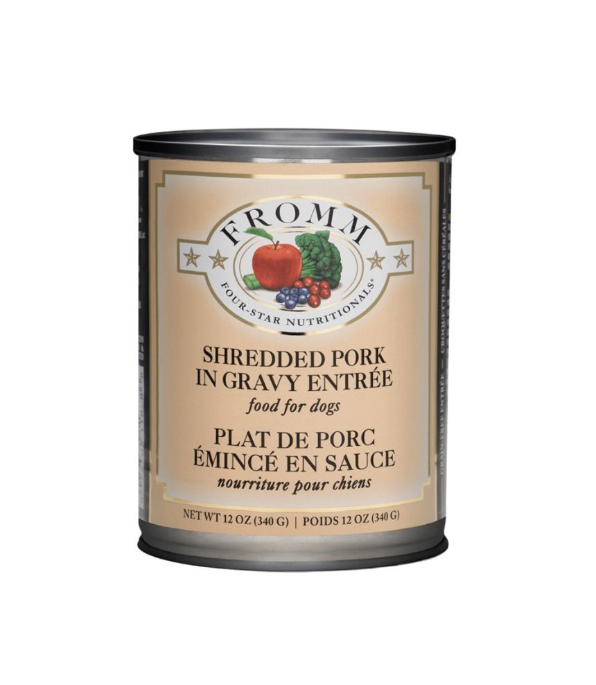 Fromm Four Star Wet Dog Food - Shredded Pork In Gravy