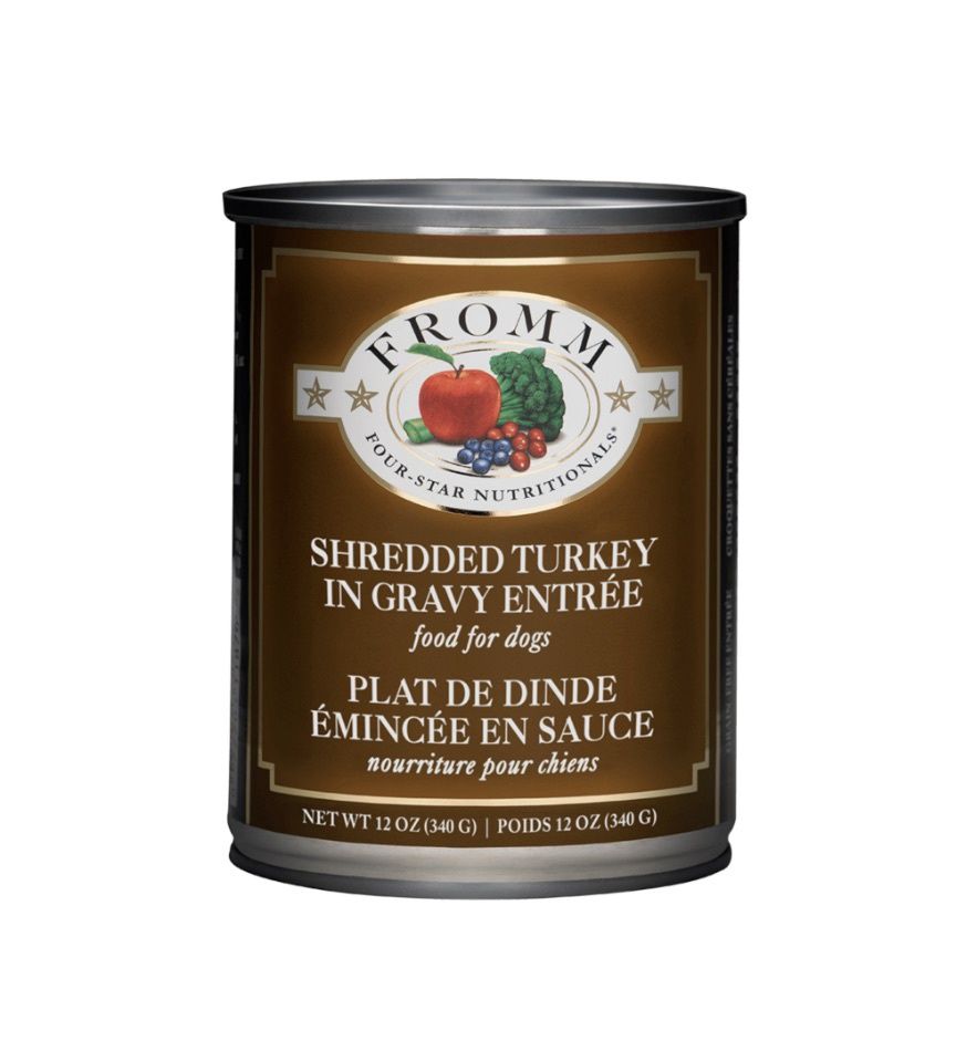 Fromm Four Star Wet Dog Food - Shredded Turkey In Gravy