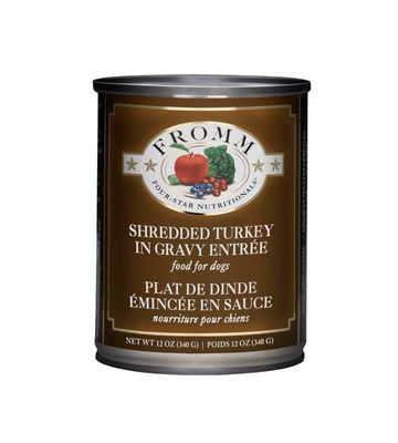 Fromm Four Star Wet Dog Food - Shredded Turkey In Gravy