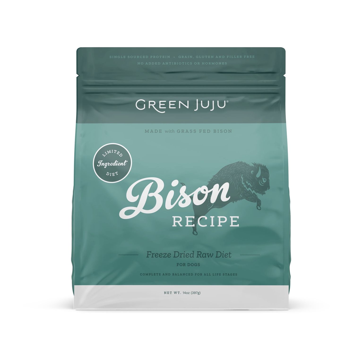 Green Juju Freeze-Dried Dog Food - Bison