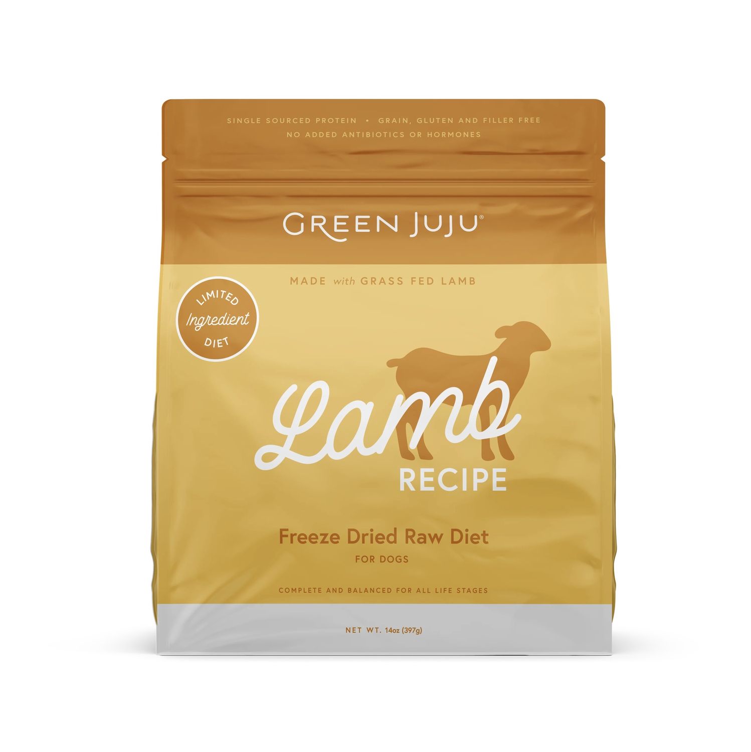Green Juju Freeze-Dried Dog Food - Lamb