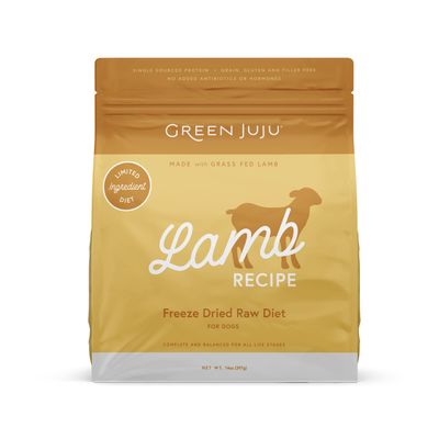 Green Juju Freeze-Dried Dog Food - Lamb
