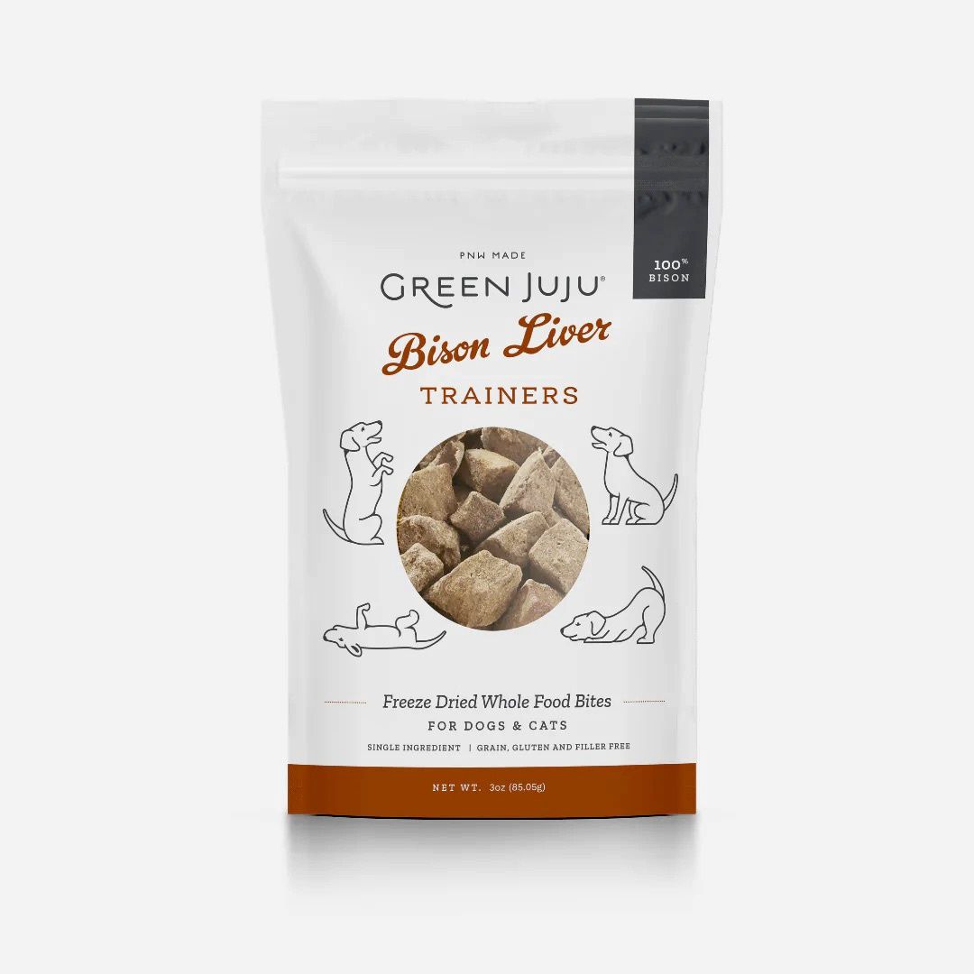 Green Juju Trainer Treats - Bison Liver
