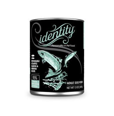 Identity Wet Dog Food - Salmon, Salmon Broth &amp; Herring Pate