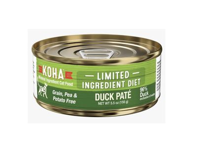 Koha Limited Ingredient Wet Cat Food - Duck Pate