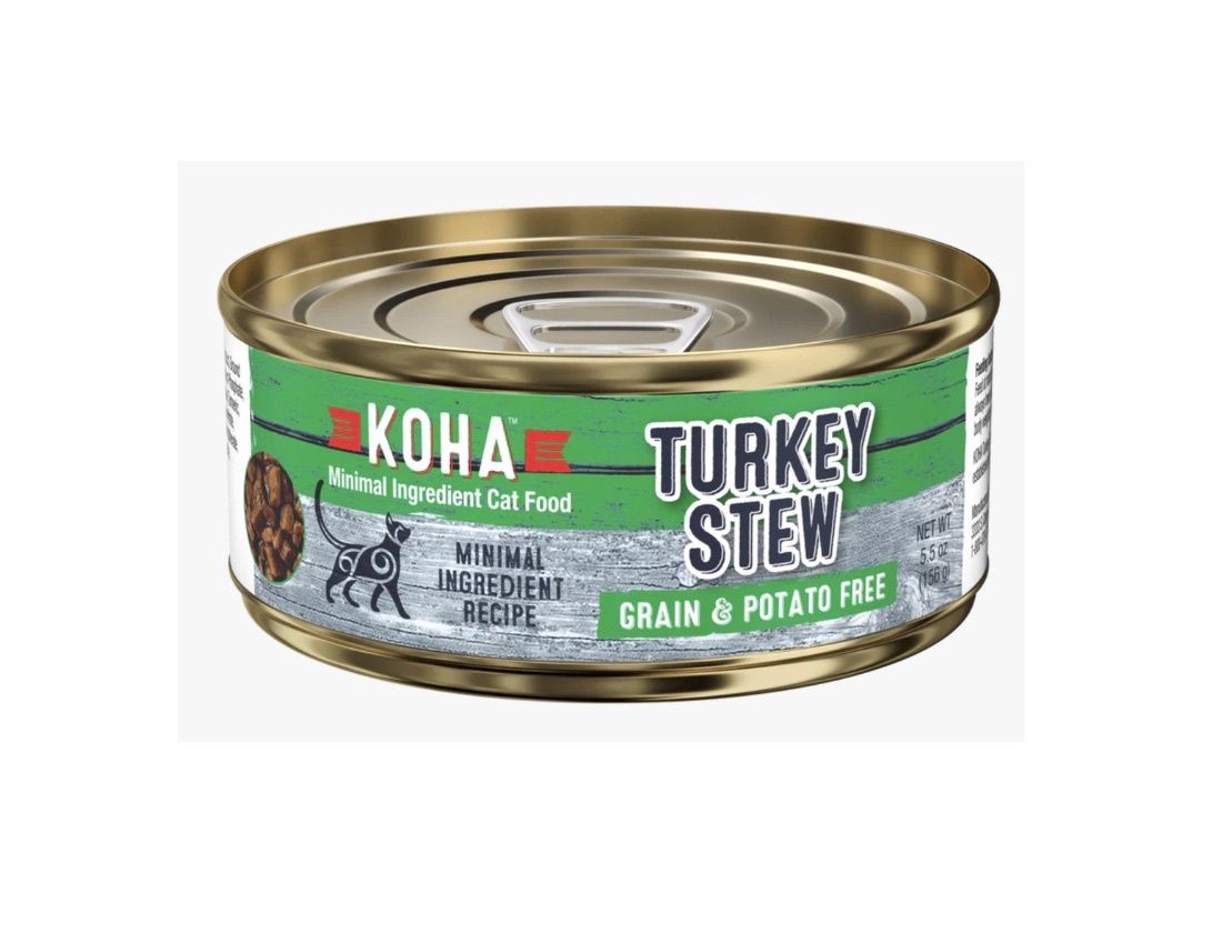 Koha Minimal Ingredient Wet Cat Food - Turkey Stew