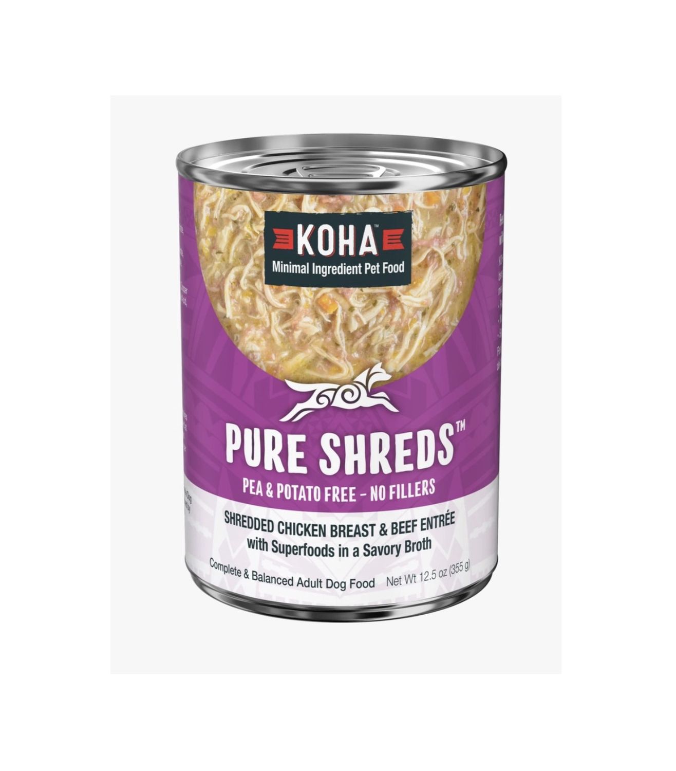 Koha Pure Shreds Wet Dog Food - Chicken &amp; Beef