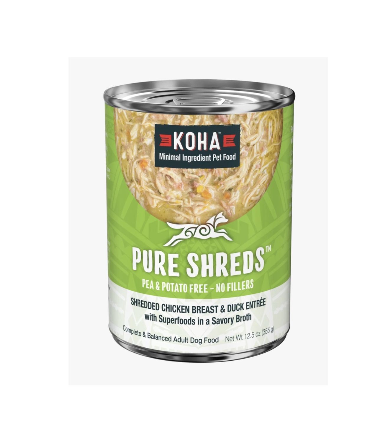 Koha Pure Shreds Wet Dog Food - Chicken &amp; Duck
