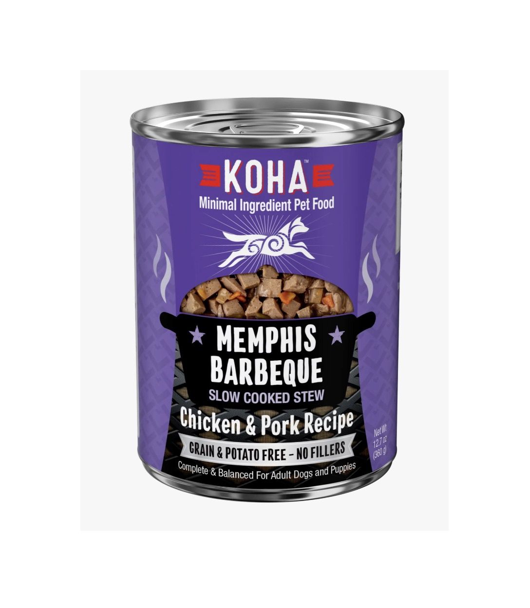 Koha Slow Cooked Stew Wet Dog Food - Memphis Barbeque