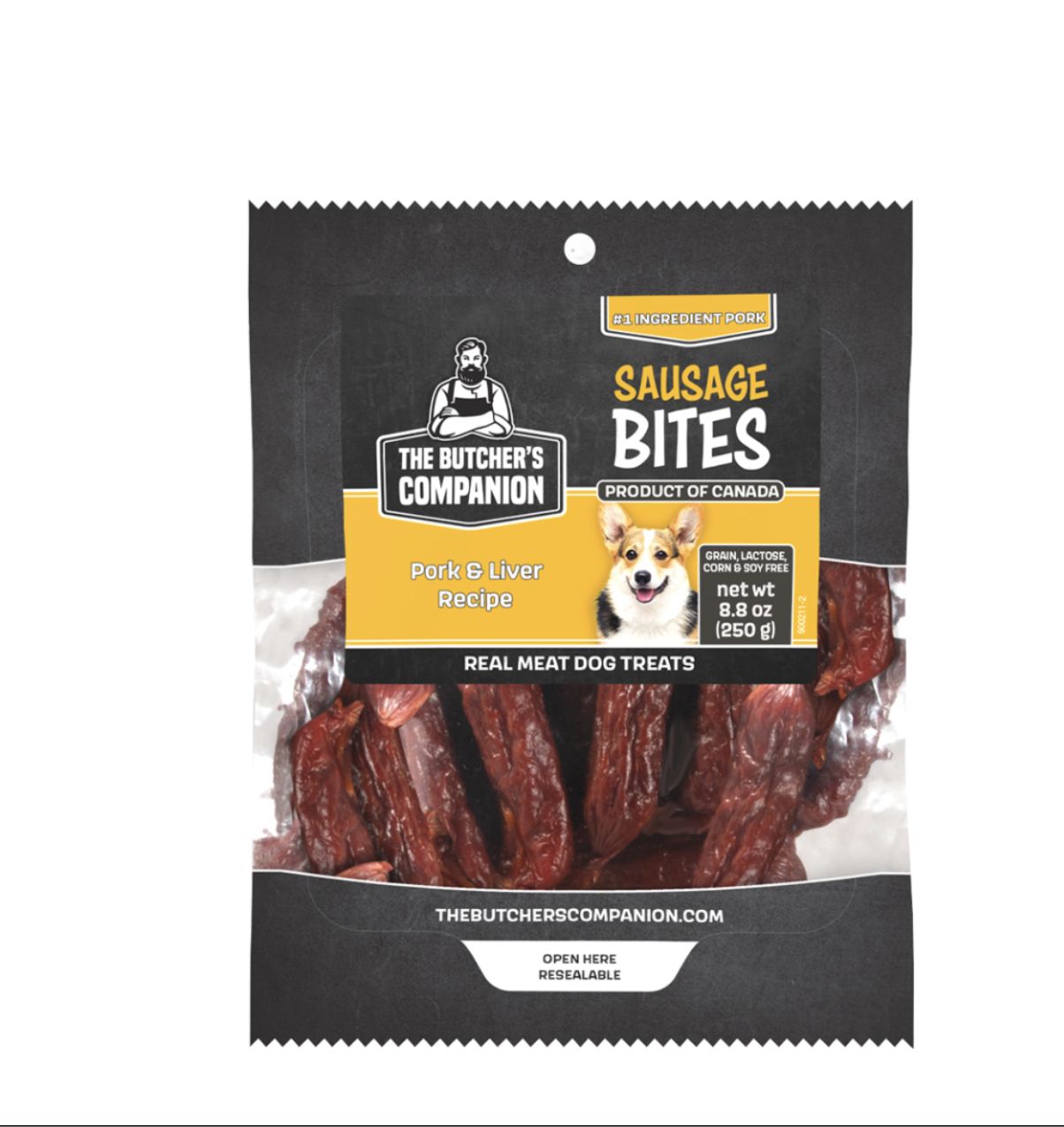 The Butcher's Companion Treats - Pork &amp; Liver Bites