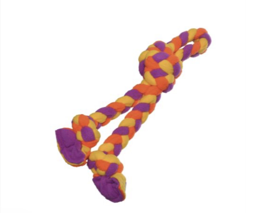 Tall Tails 15" Braided Fleece Tugger