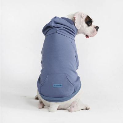 Spark Paws Essential Dog Hoodie - Slate Blue