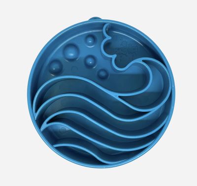 Sodapup eBowl Slow Feeder - Blue Wave