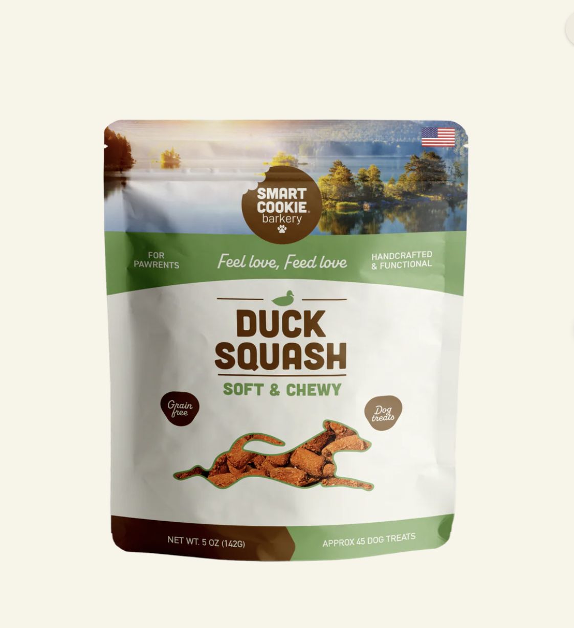 Smart Cookie Barkery Soft &amp; Chewy Dog Treats - Duck &amp; Squash