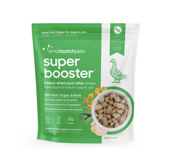 Small Batch Super Booster Freeze Dried Duck Bites