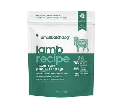 Small Batch Raw Dog Food - Lamb