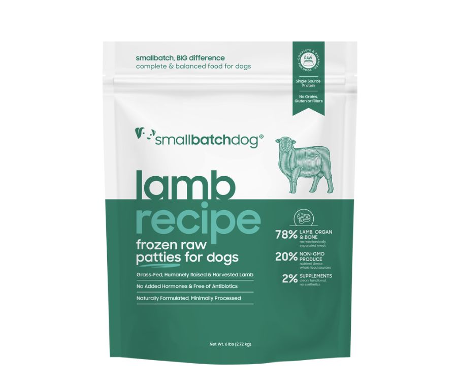 Small Batch Raw Dog Food - Lamb, Size: 3lb