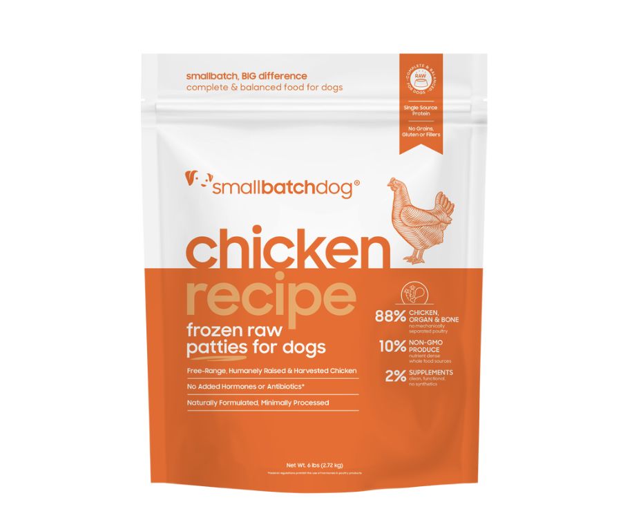 Small Batch Raw Dog Food - Chicken, Size: 3lb