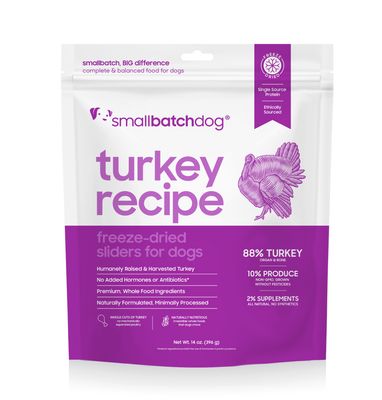 Small Batch Freeze Dried Dog Food - Turkey