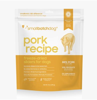 Small Batch Freeze Dried Dog Food - Pork