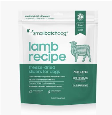 Small Batch Freeze Dried Dog Food - Lamb