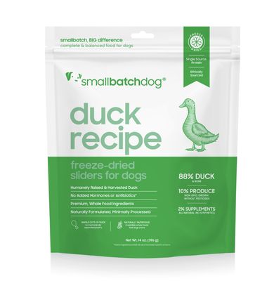Small Batch Freeze Dried Dog Food - Duck