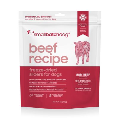 Small Batch Freeze Dried Dog Food - Beef