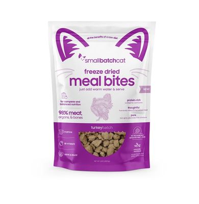 Small Batch Freeze Dried Cat Food - Turkey Meal Bites