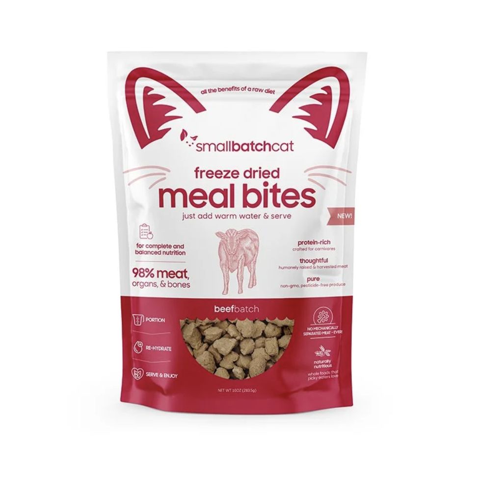 Small Batch Freeze Dried Cat Food - Beef Meal Bites