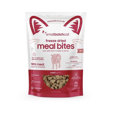 Small Batch Freeze Dried Cat Food - Beef Meal Bites