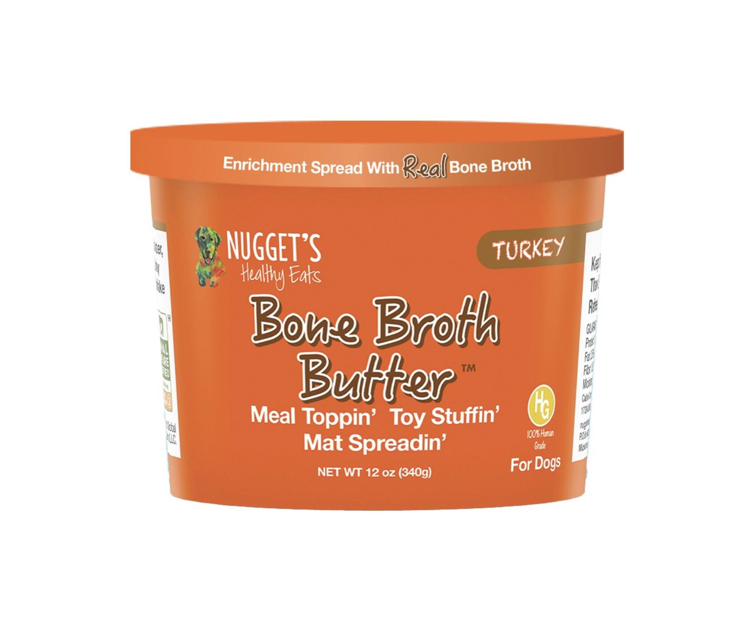 Nugget's Healthy Eats Bone Broth Butter - Turkey