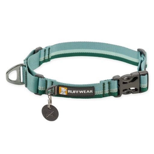 Ruffwear Web Reaction Martingale Dog Collar - River Rock Green, Size: XS