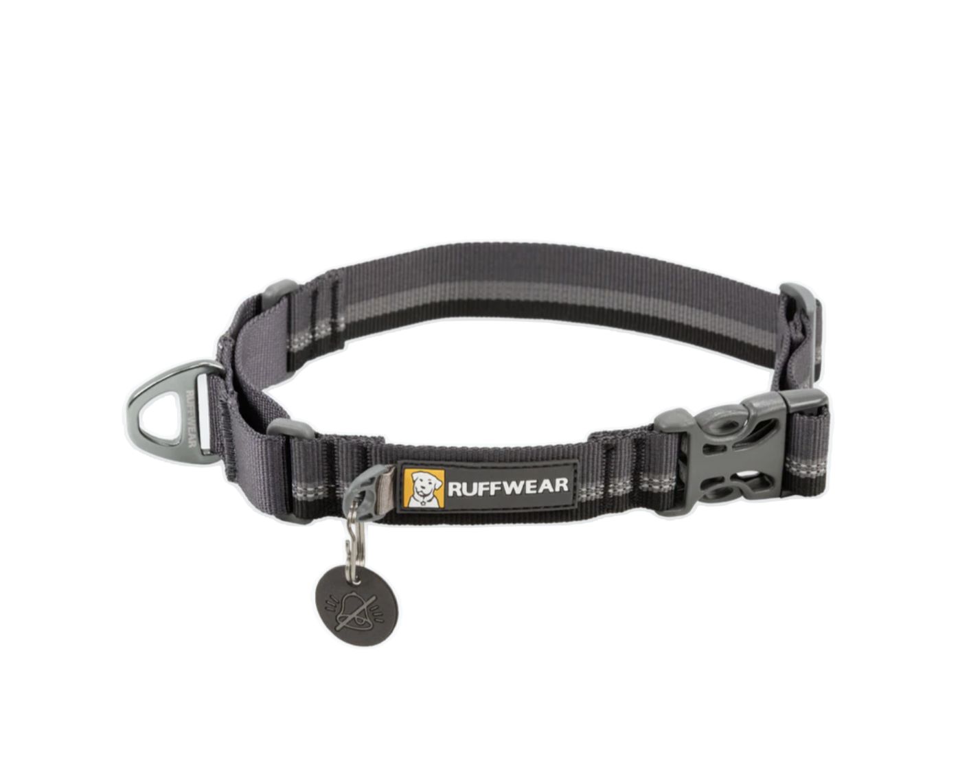 Ruffwear Web Reaction Martingale Dog Collar - Basalt Gray, Size: XS