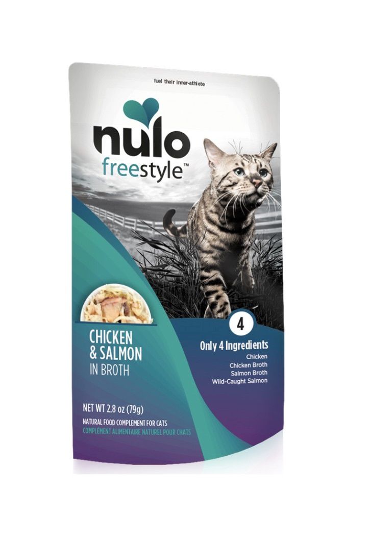 Nulo Freestyle Wet Cat Food Topper - Chicken &amp; Salmon in Broth