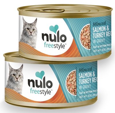 Nulo Freestyle Wet Cat Food - Minced Salmon &amp; Turkey