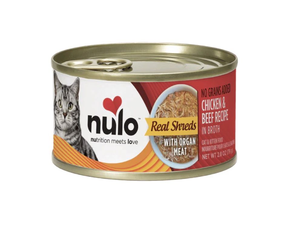 Nulo Freestyle Wet Cat Food - Shredded Chicken &amp; Beef w/ Organ Meats