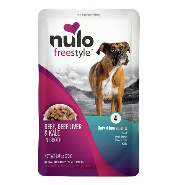 Nulo Freestyle Wet Dog Food Topper - Beef, Beef Liver, &amp; Kale in Broth