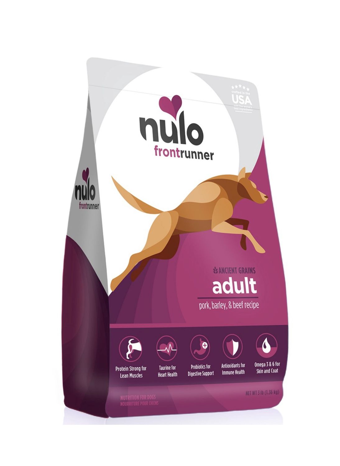 Nulo Frontrunner Dry Dog Food - Pork, Barley &amp; Beef