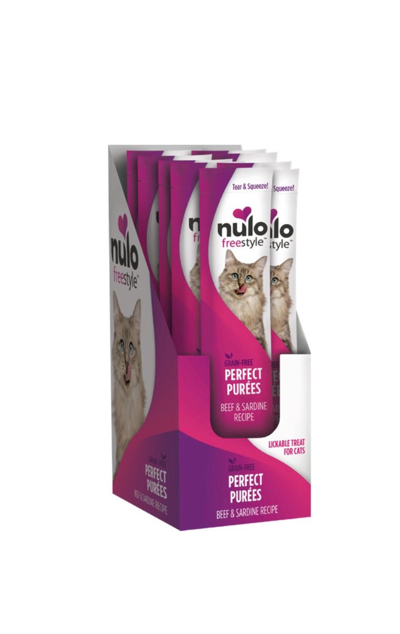 Nulo Perfect Purees Cat Treats - Beef &amp; Sardine