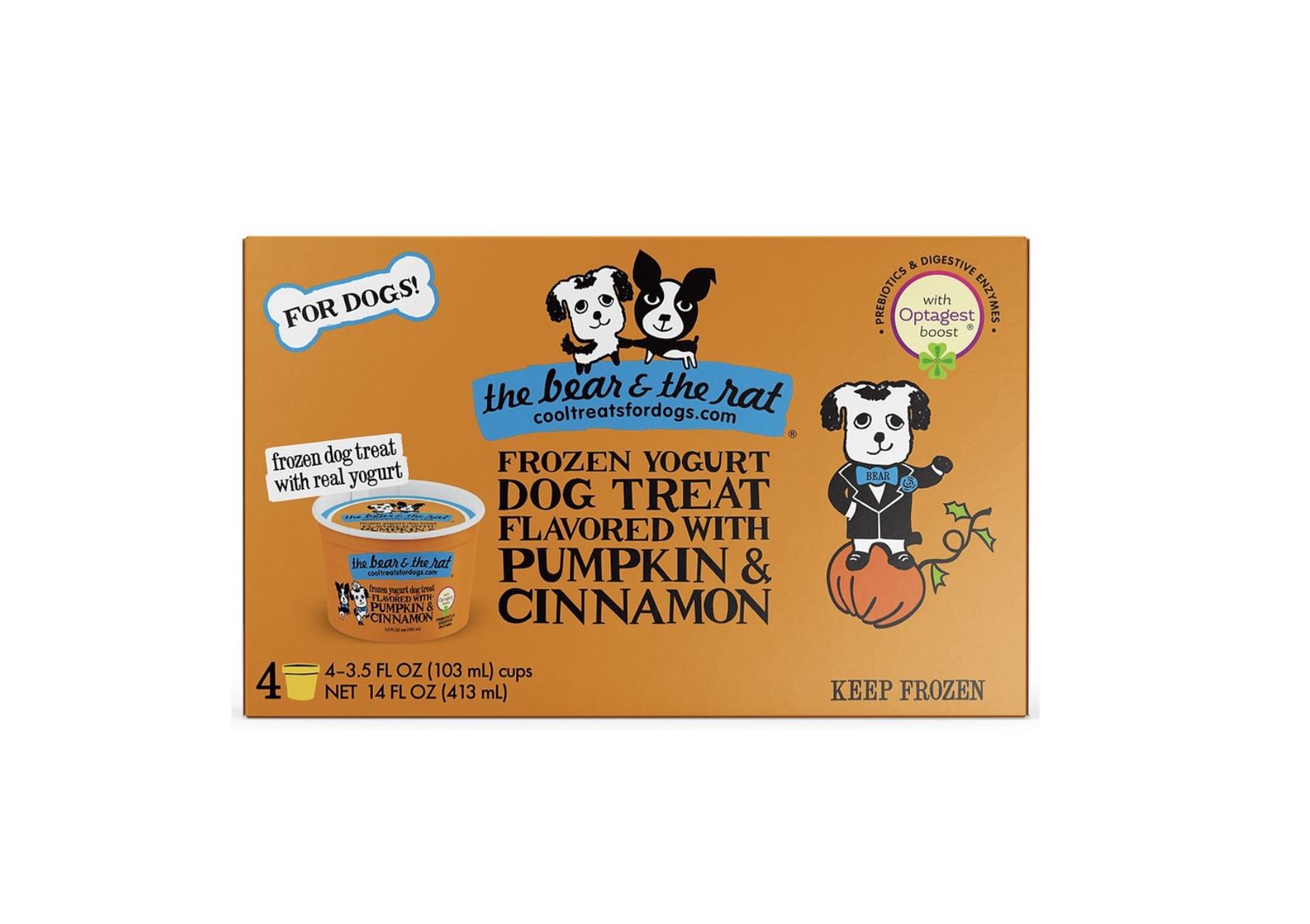 The Bear &amp; The Rat Frozen Yogurt - Pumpkin &amp; Cinnamon