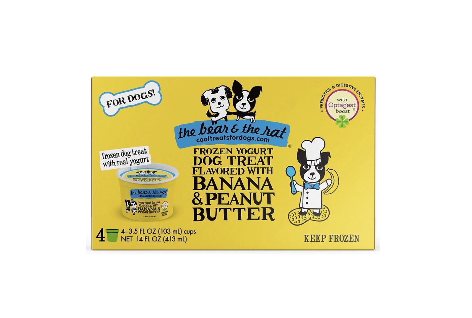 The Bear &amp; The Rat Frozen Yogurt - Banana &amp; Peanut Butter